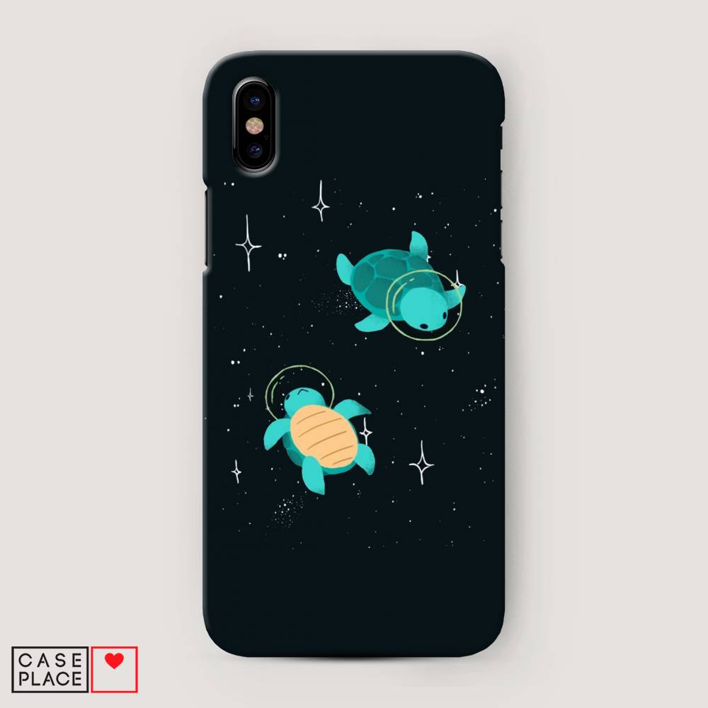 

Пластиковый чехол "Черепашки космонавты" на Apple iPhone XS Max (10S Max), 11920-3