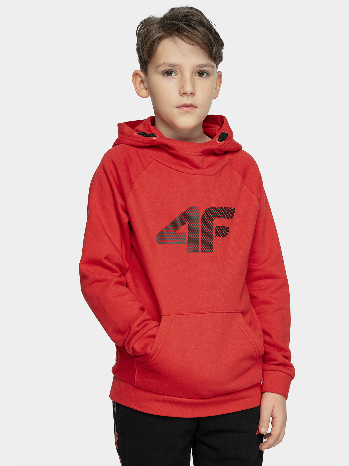 фото Худи 4f boy's sweatshirts hjz21-jblm001b-62s цв.красный р. 140