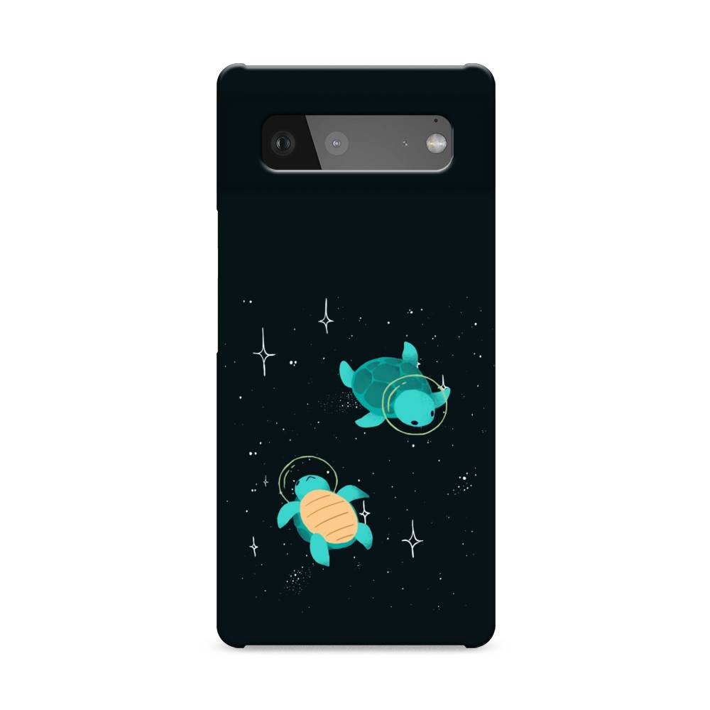 

Пластиковый чехол "Черепашки космонавты" на Google Pixel 6, 270820-3