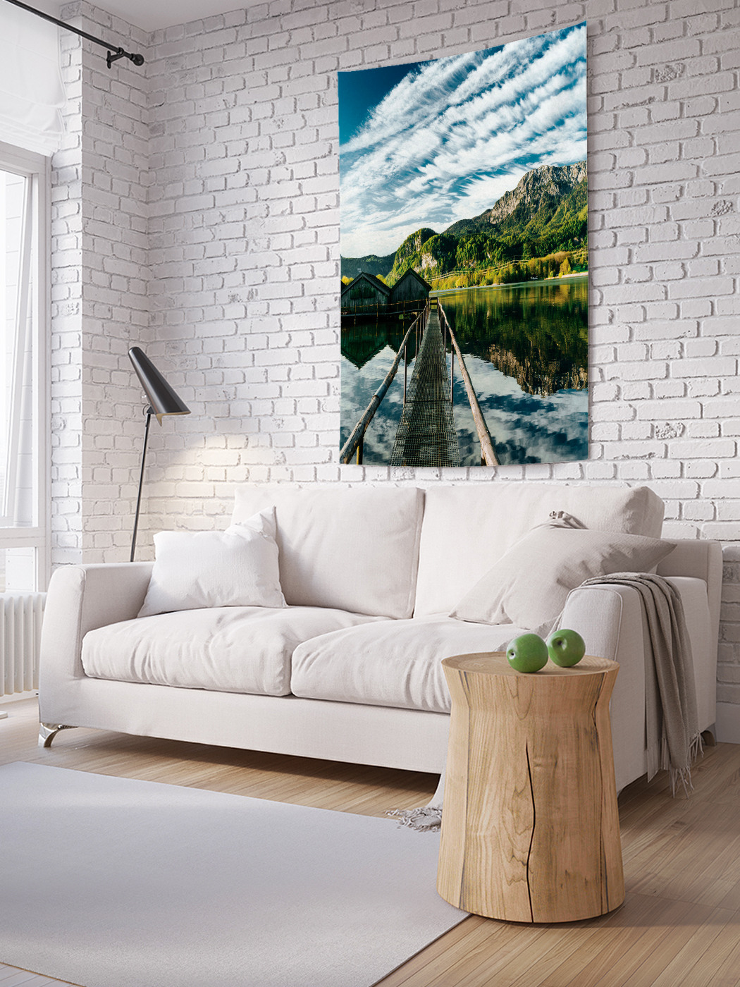 

Вертикальное фотопанно на стену JoyArty Рыбацкие дома 100x150 см, Рыбацкие дома