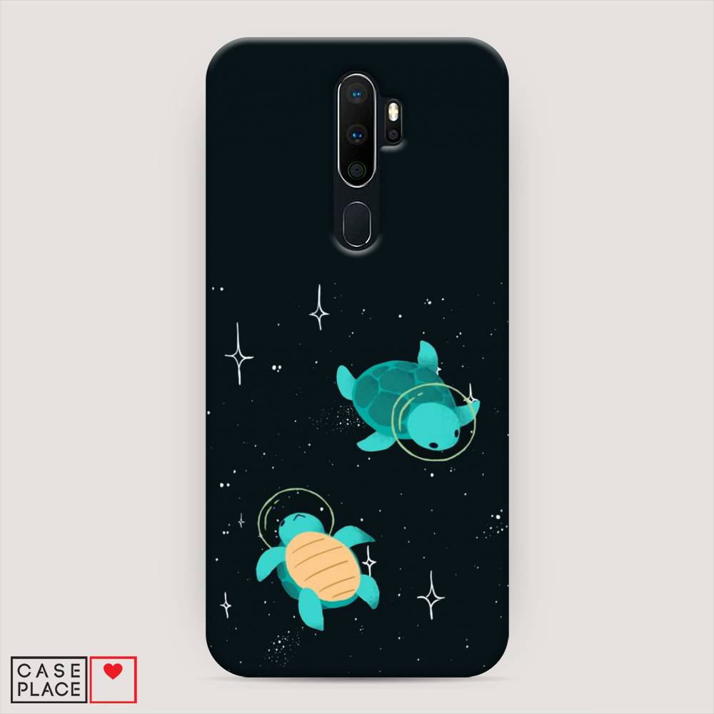 

Пластиковый чехол "Черепашки космонавты" на Oppo A5 (2020), 251320-3