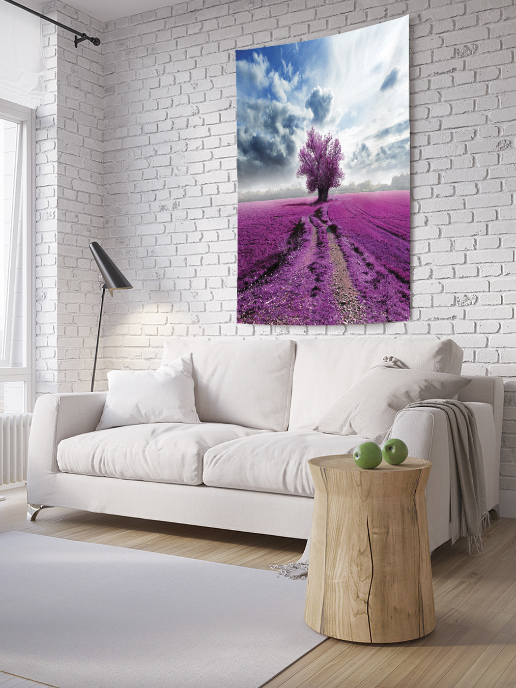 

Вертикальное фотопанно на стену JoyArty Дерево в поле 100x150 см, Дерево в поле