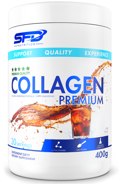 Коллаген SFD Collagen premium порошок 400 гр., кола