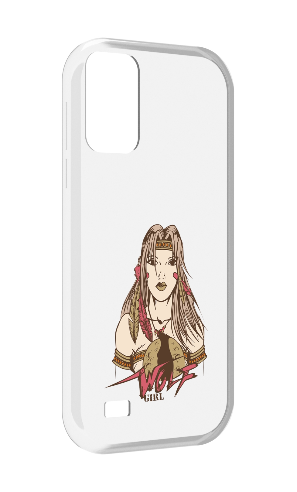 

Чехол MyPads девушка волк для Oukitel C31, Прозрачный, Tocco