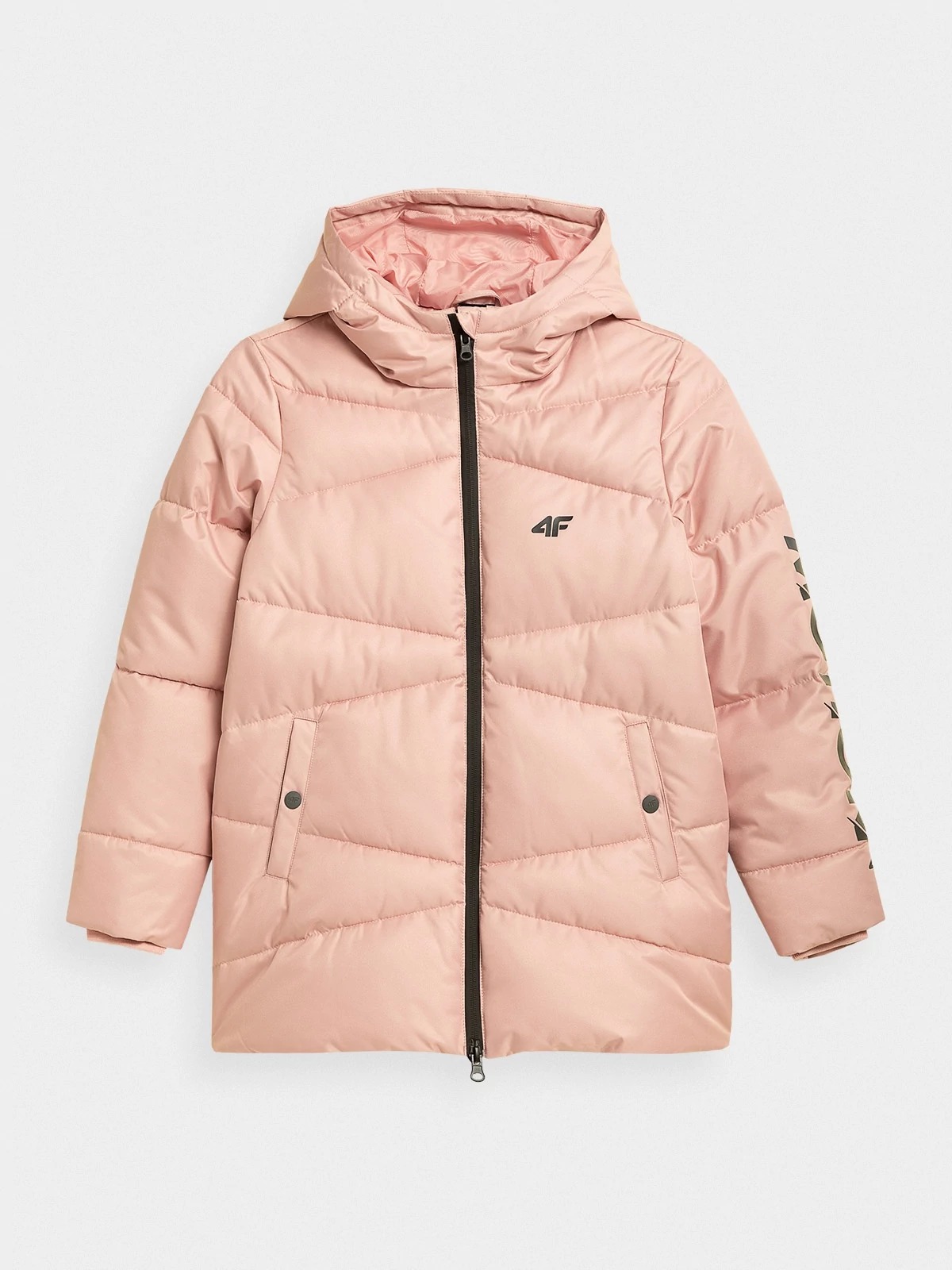 фото Куртка 4f girl's jackets hjz21-jkudp002-56s цв.розовый р. 134