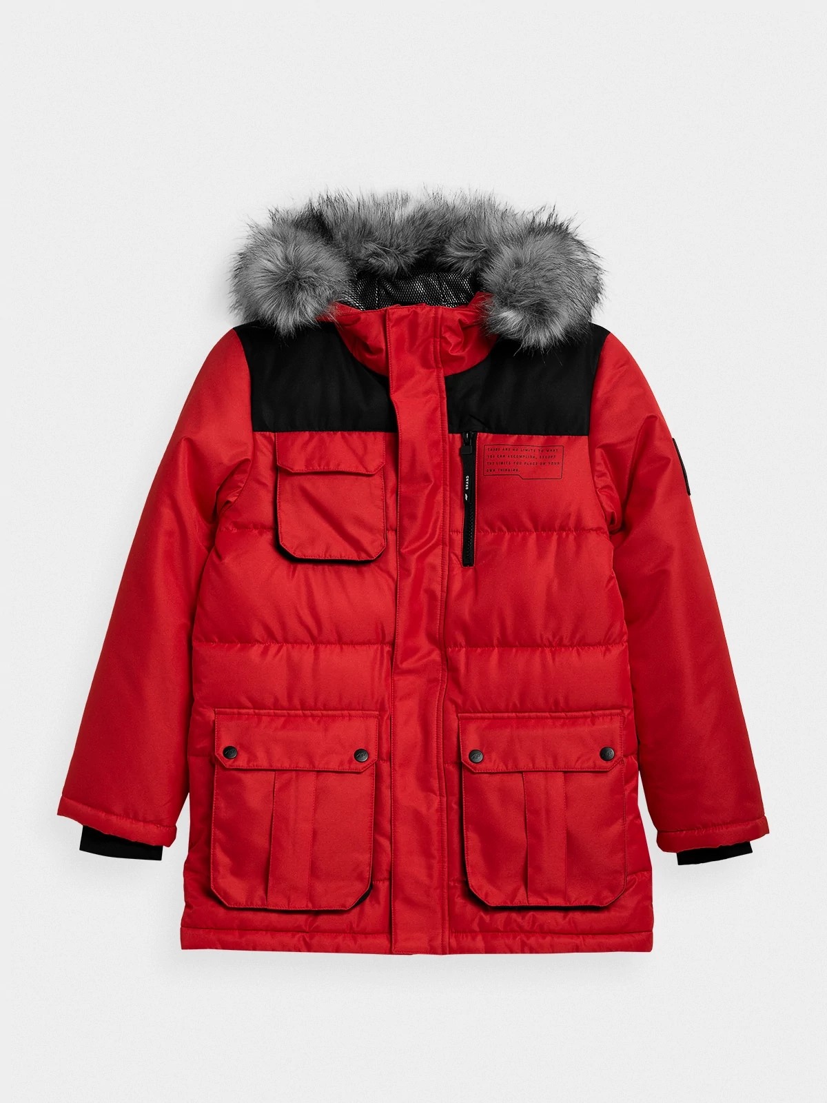 фото Куртка 4f boy's jackets hjz21-jkum001-62s цв.красный р. 122
