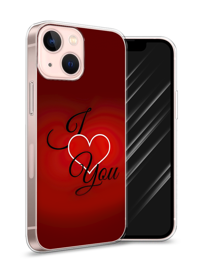 

Чехол Awog на Apple iPhone 13 mini / Айфон 13 mini "I love you 3", Разноцветный, 14150-6