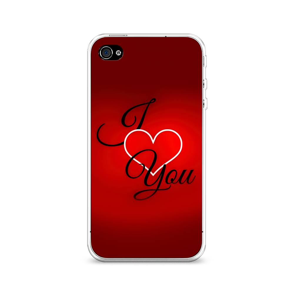 

Чехол Awog на Apple iPhone 4 / Айфон 4 "I love you 3", Разноцветный, 10150-6