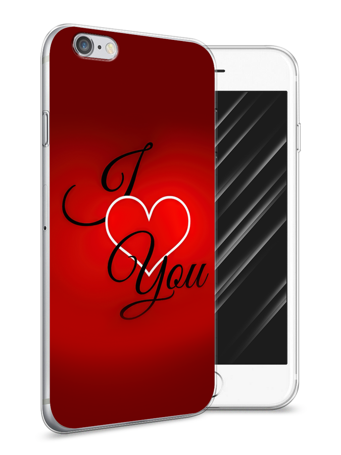 

Чехол Awog на Apple iPhone 6 / Айфон 6 "I love you 3", Разноцветный, 10450-6