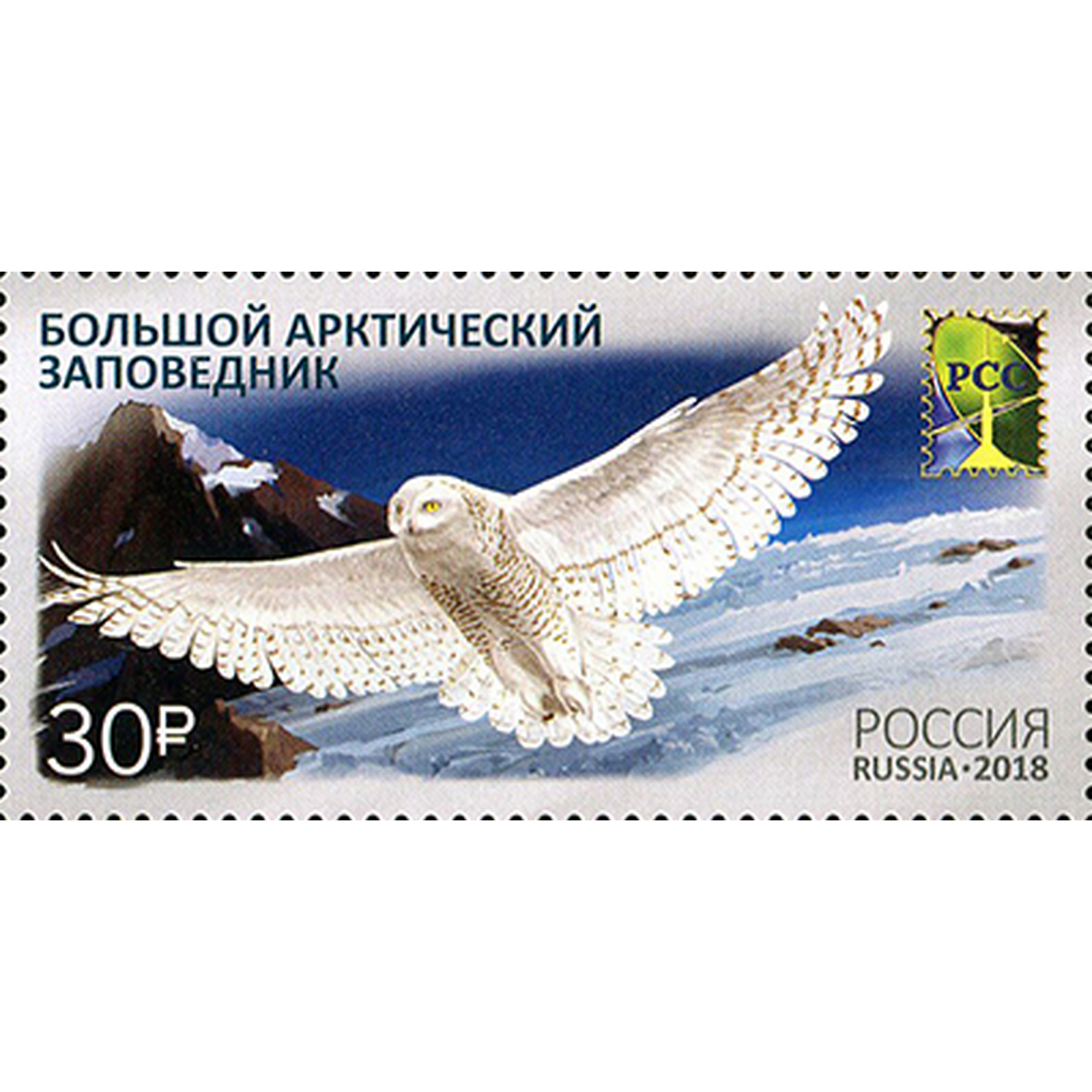 

Почтовые марки Россия Совместный выпуск РСС - Заповедники Совы, ru2320
