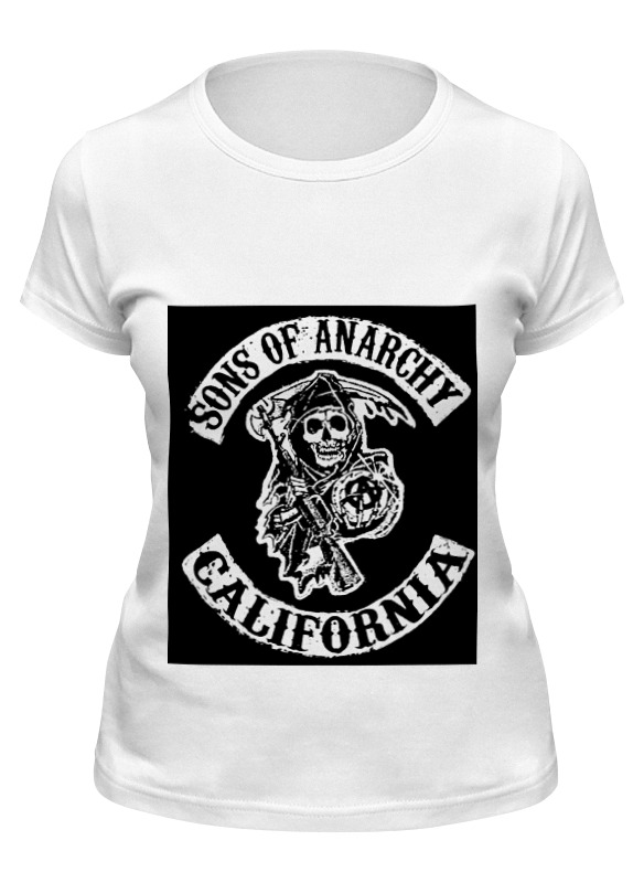 

Футболка женская Printio Sons of anarchy белая XL, Белый, Sons of anarchy