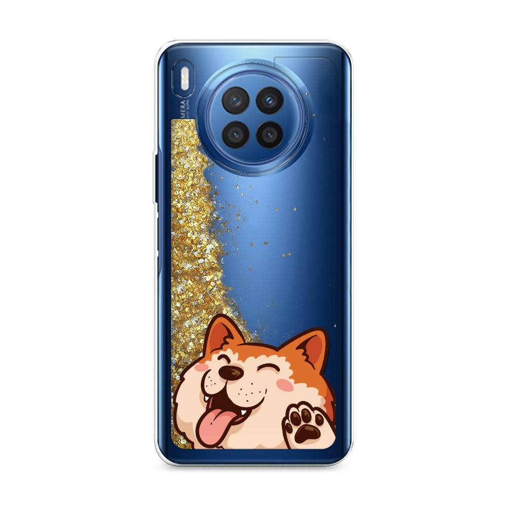 

Чехол Awog на Huawei Nova 8i "Акита-ину машет", Разноцветный, 6106390-1