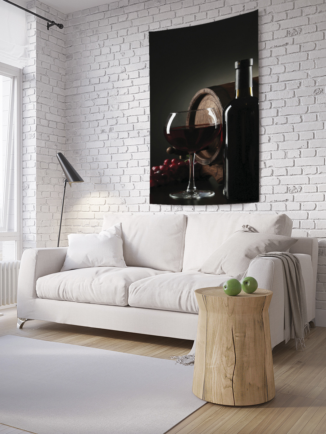 

Вертикальное фотопанно на стену JoyArty Вино и виноград 100x150 см, Вино и виноград