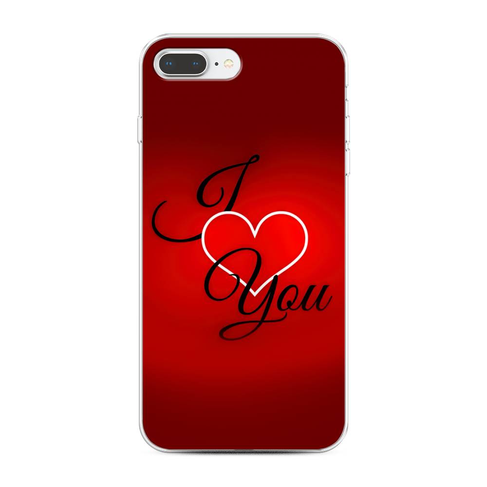

Чехол Awog на Apple iPhone 8 Plus / Айфон 8 Plus "I love you 3", Разноцветный, 10950-6