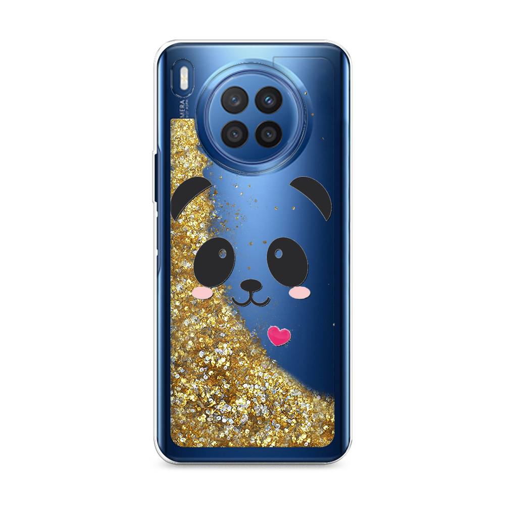 

Чехол Awog на Huawei Nova 8i "Влюбленный панда контур", Разноцветный, 6106390-1
