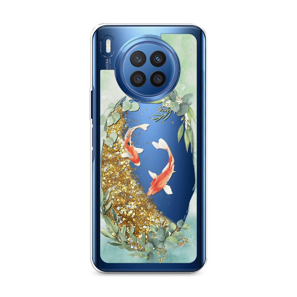 

Чехол Awog на Huawei Nova 8i "Две золотые рыбки", Разноцветный, 6106390-1