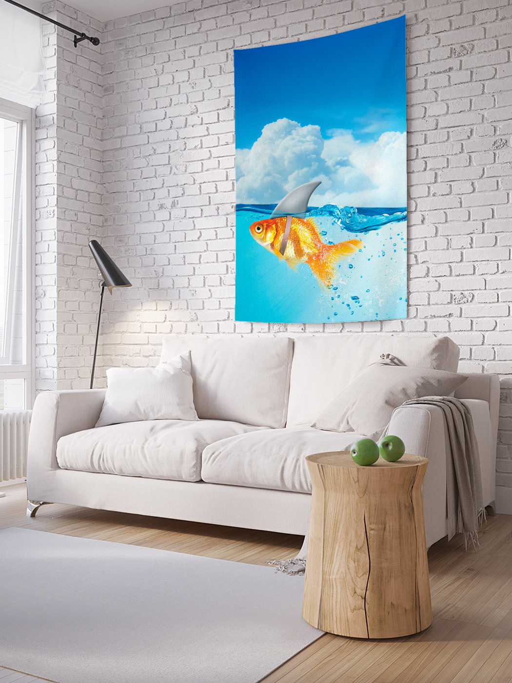 

Вертикальное фотопанно на стену JoyArty Рыба-шутник 100x150 см, Рыба-шутник