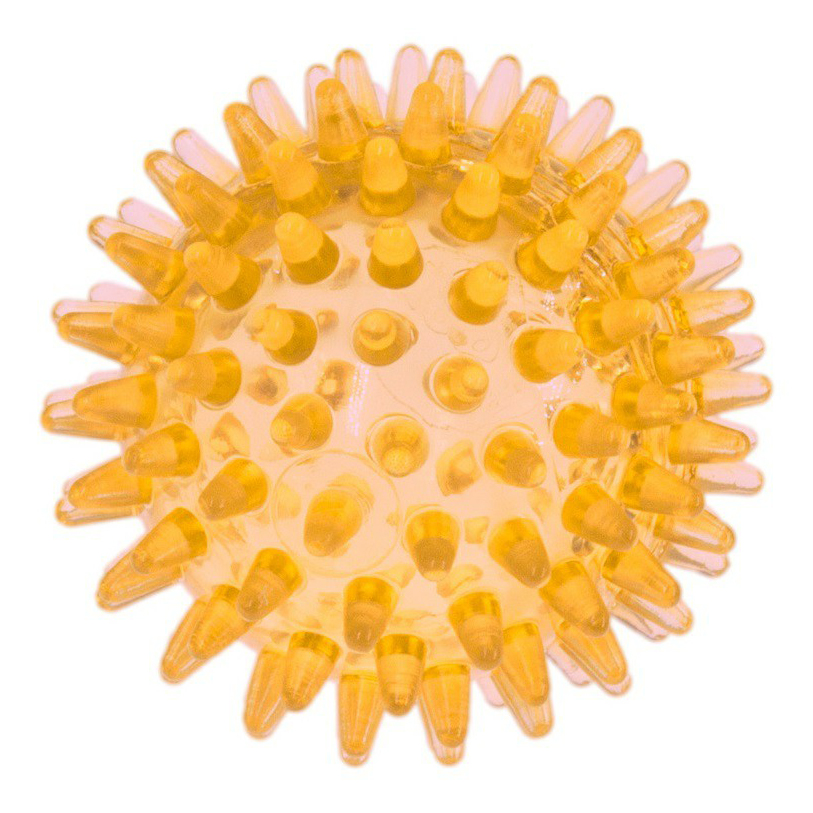 фото Мяч для собак zooone crystal желтый 7 см