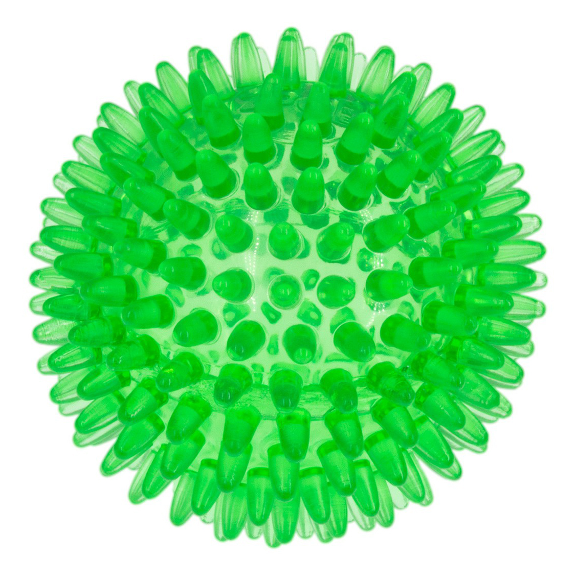 Игрушка для собак ZooOne Crystal мяч зеленый 9 см