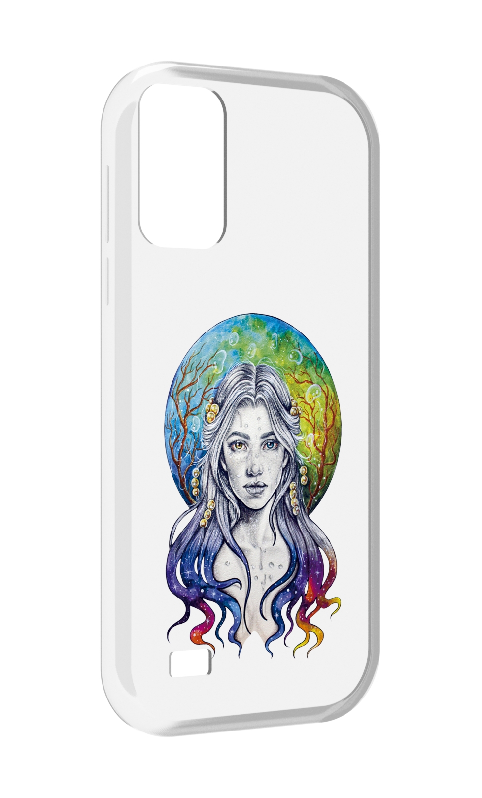 

Чехол MyPads девушка с красивыми волосами для Oukitel C31, Прозрачный, Tocco