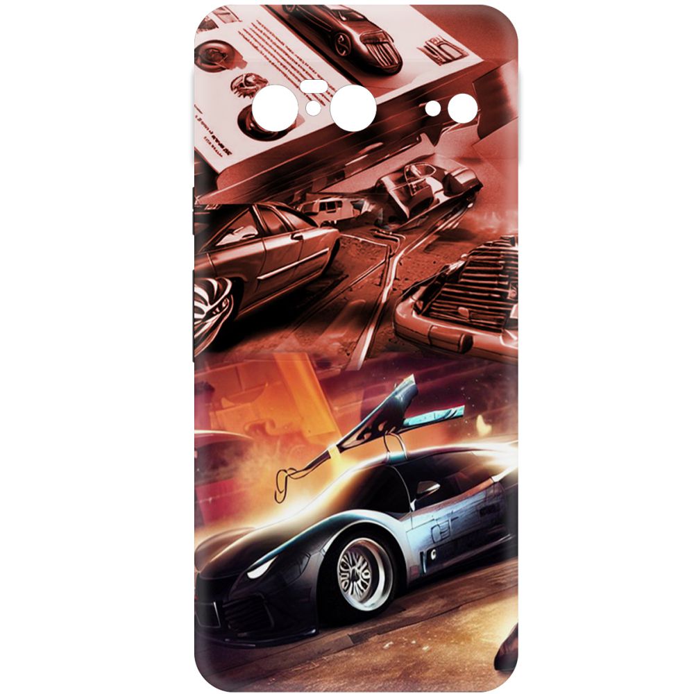 

Чехол-накладка Krutoff Soft Case Автодинамика для Google Pixel 8 черный