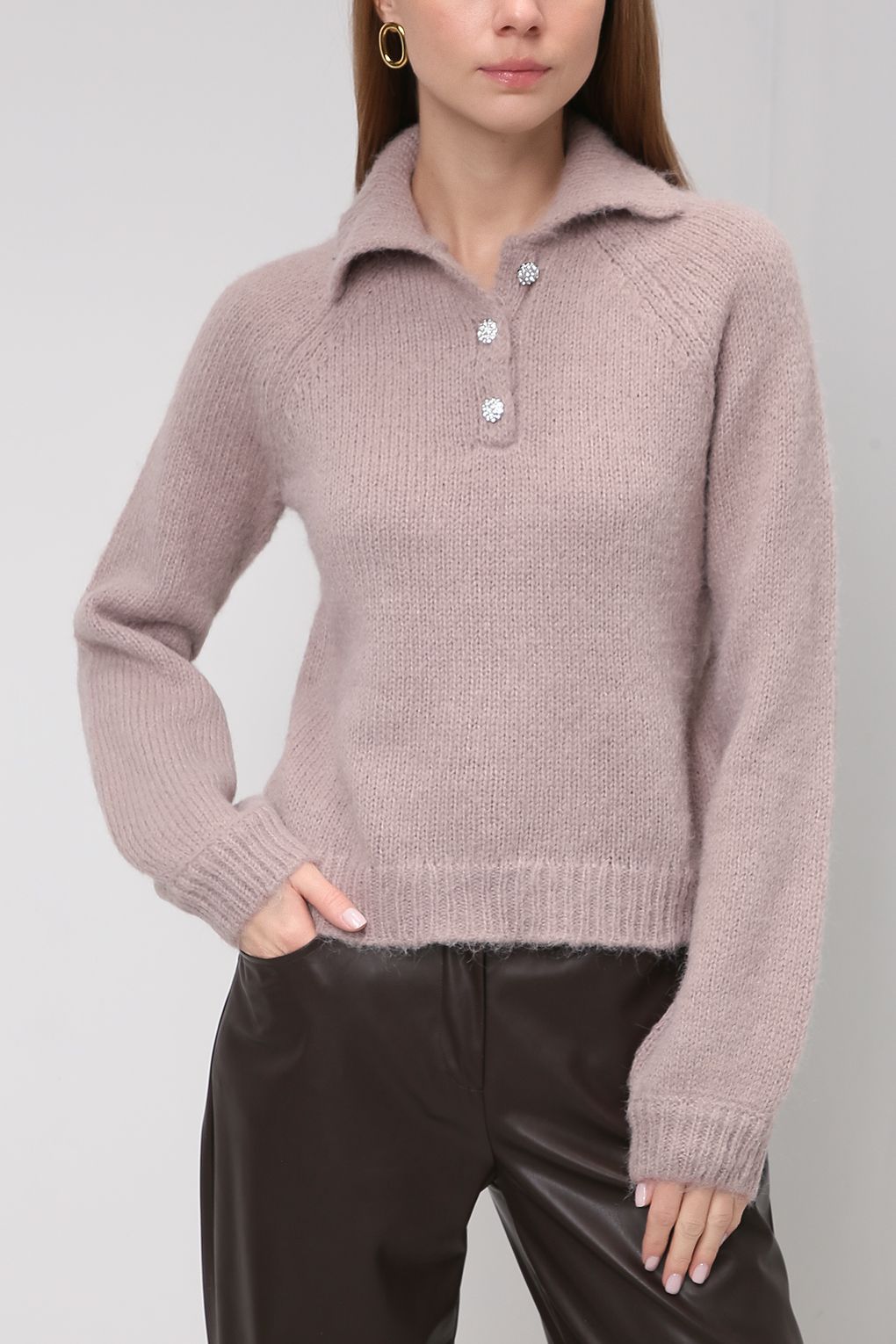 

Джемпер женский Vero Moda 10250647 серебристый S, 10250647