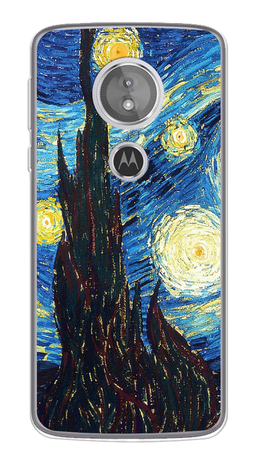 

Чехол Awog на Motorola Moto G6 Play / Моторола Мото G6 Плэй "Ван Гог Звездная ночь", Разноцветный, 240950-9