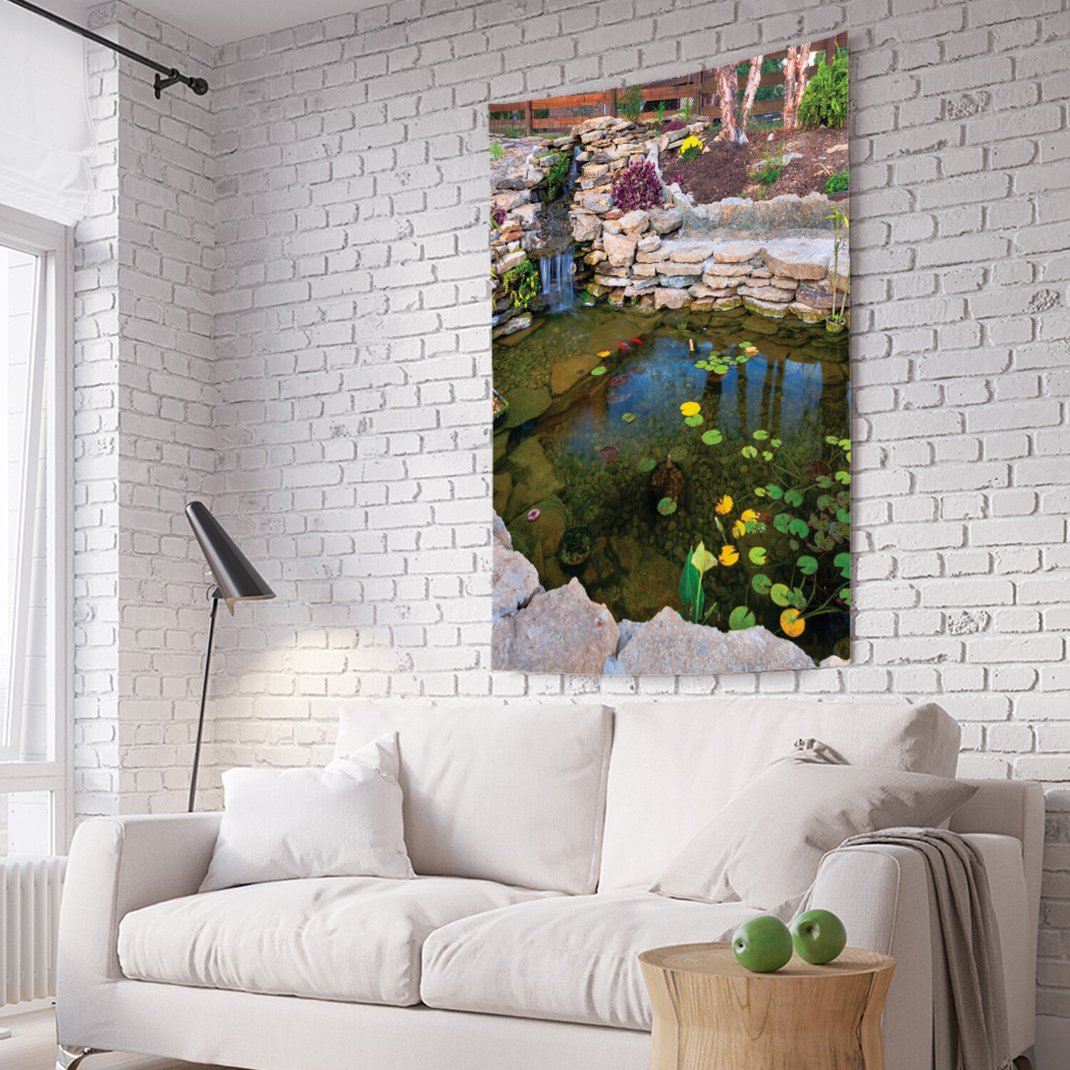 

Вертикальное фотопанно на стену JoyArty Домашний водоём 150x200 см, Домашний водоём