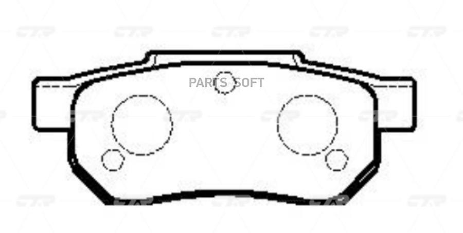 

Колодки Тормозные Ctr Gk0370 Ctr GK0370