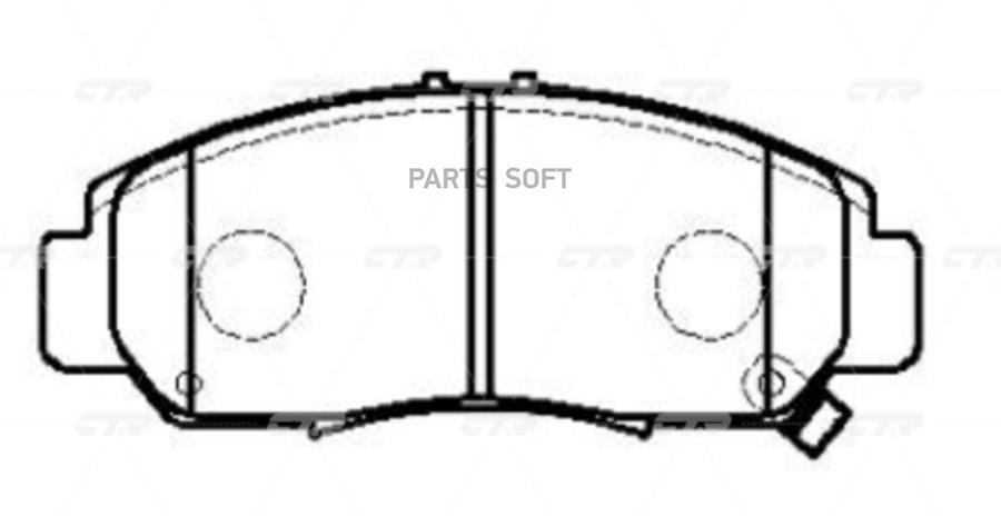 

Колодки Тормозные Ctr Gk0381 Ctr GK0381