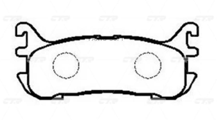 

Колодки Тормозные Ctr Gk0664 Ctr GK0664