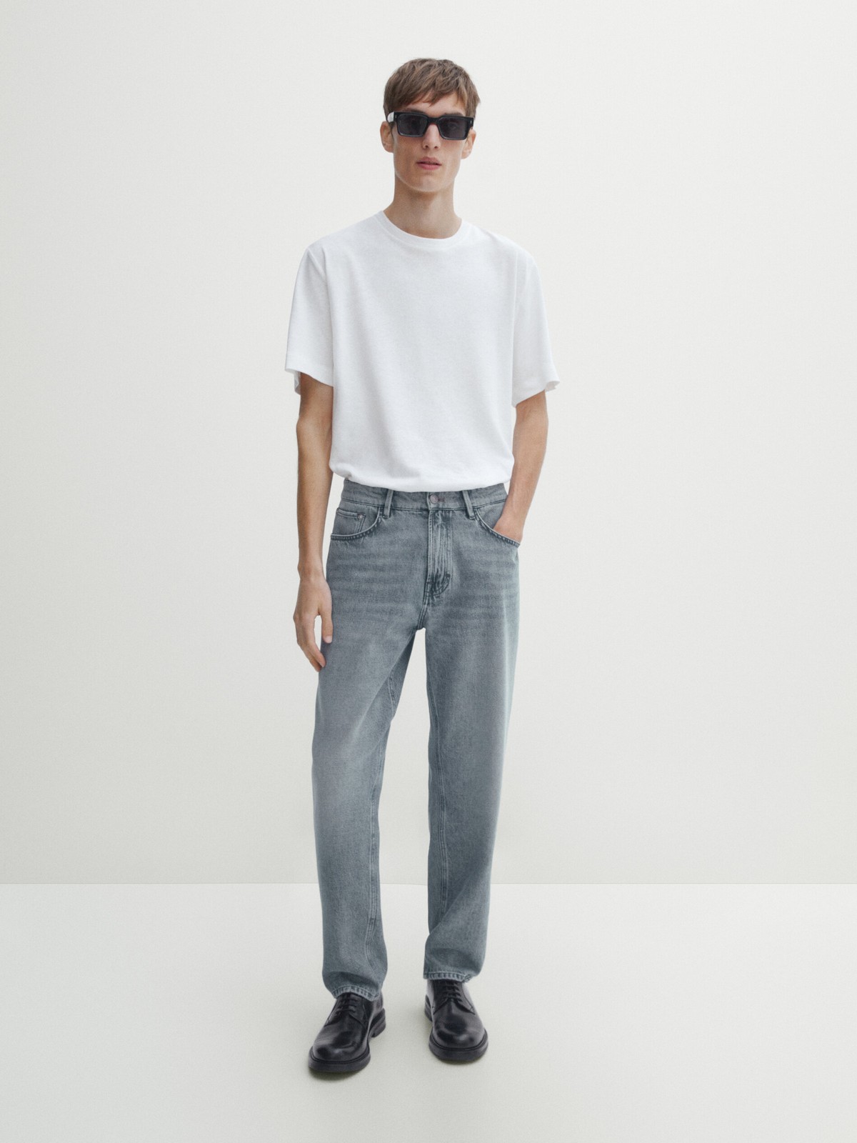 

Джинсы мужские Massimo Dutti 0030/058-I2024 серые 38 EU, Серый, 0030/058-I2024