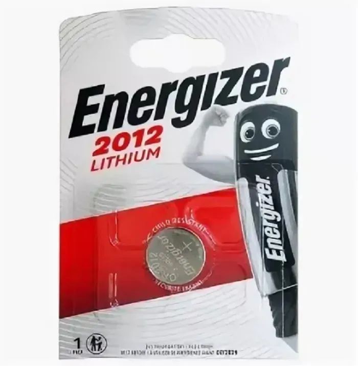 

Батарейка Energizer Lithium CR2012 BL 1шт, Energizer Lithium CR2012 BL 1шт