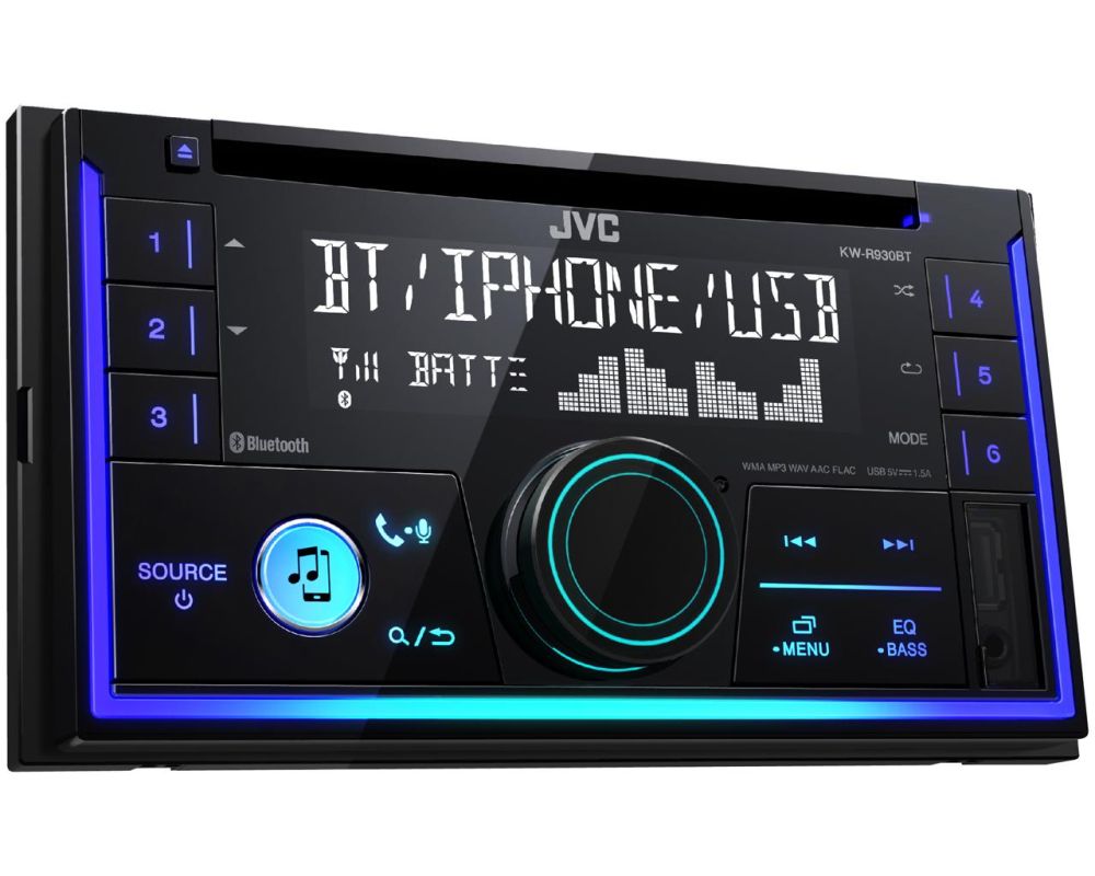 Автомагнитола 2 DIN JVC KW-R930BT ) (EAN:4975769449789