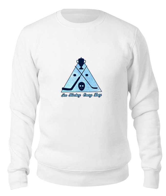

Свитшот унисекс Printio Ice hockey белый M, Ice hockey