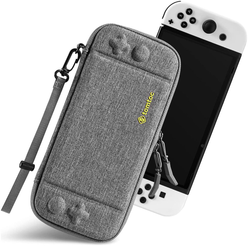 фото Чехол tomtoc slim case для nintendo switch oled серый (a0531g1)