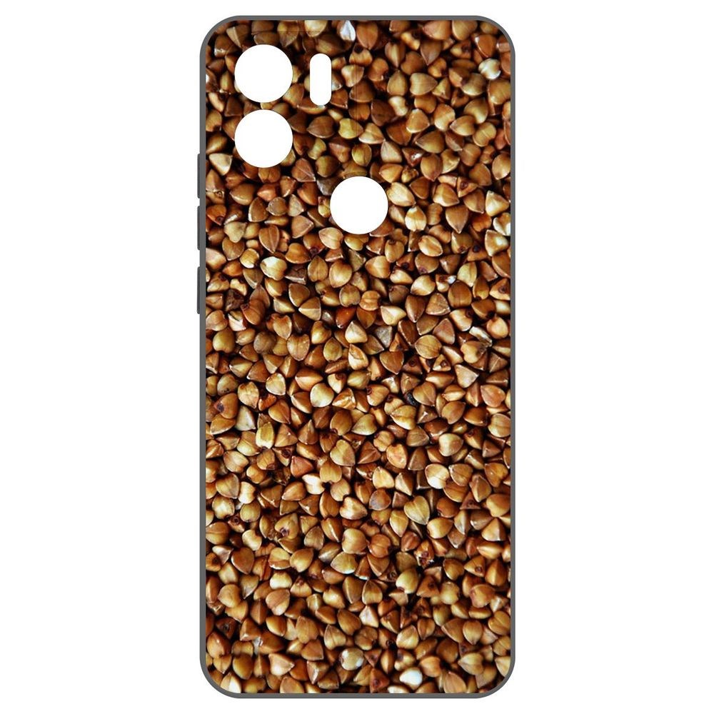 

Чехол-накладка Krutoff Soft Case Гречка для Xiaomi Redmi A2+ черный
