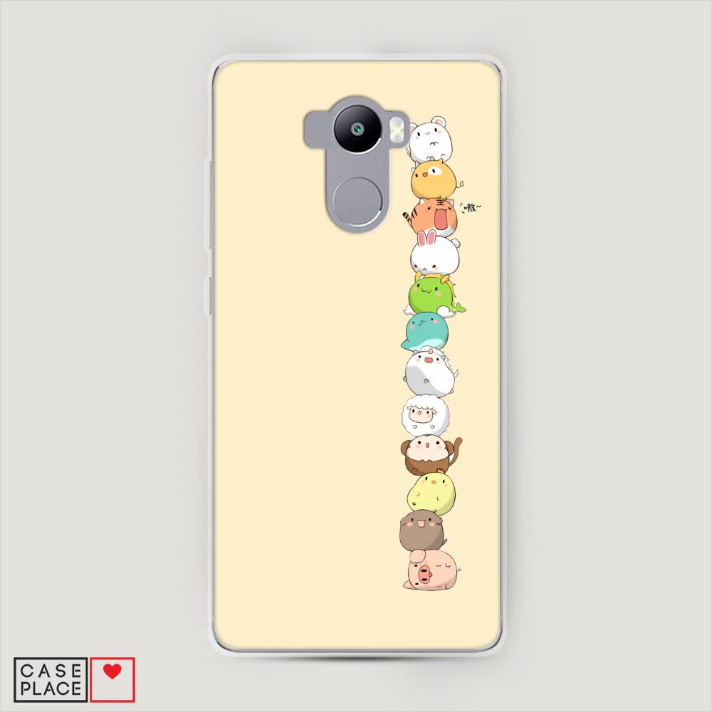 

Пластиковый чехол "Питомцы Чиби" на Xiaomi Redmi 4