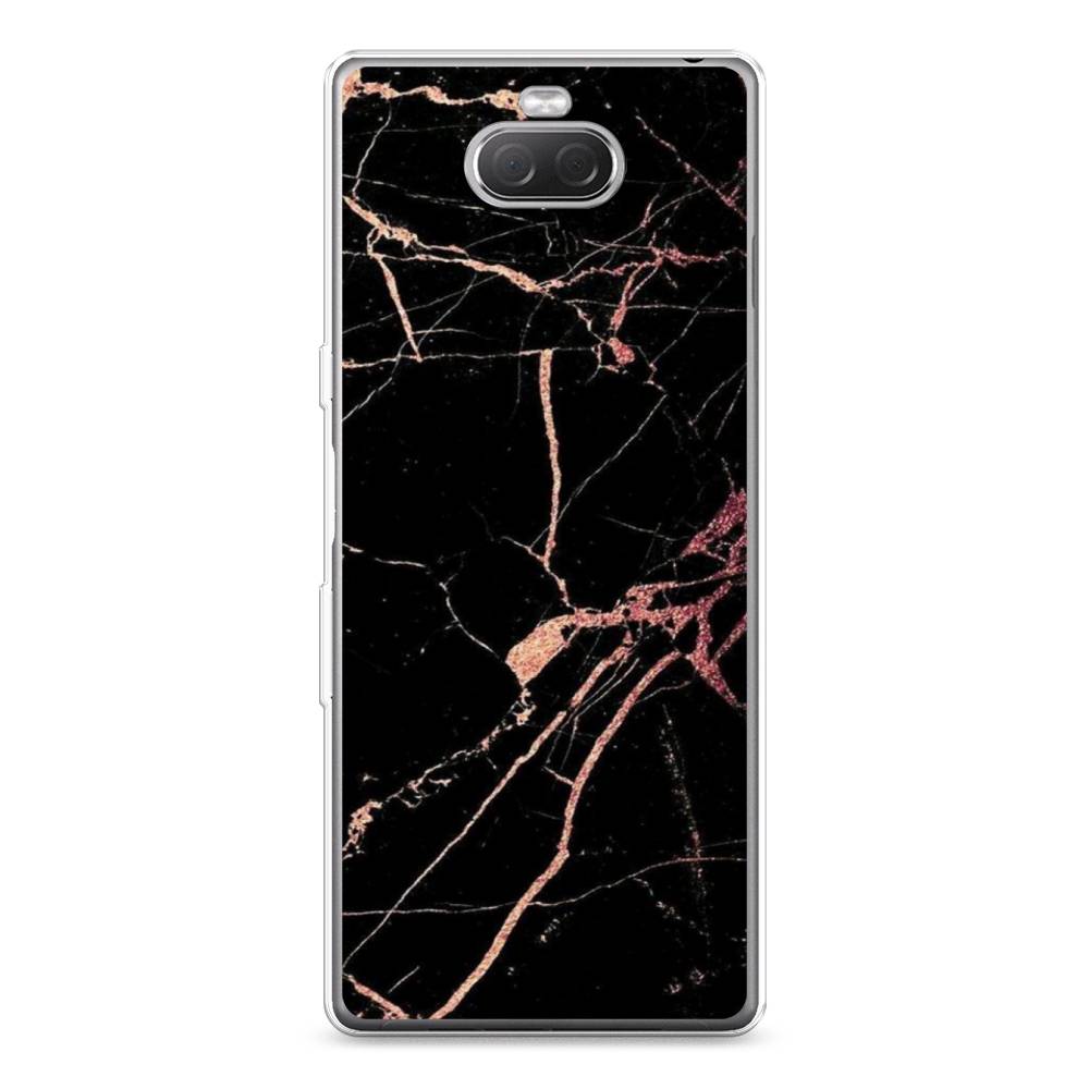 

Силиконовый чехол "Мрамор розовое золото" на Sony Xperia XA3 Ulta, 53950-3