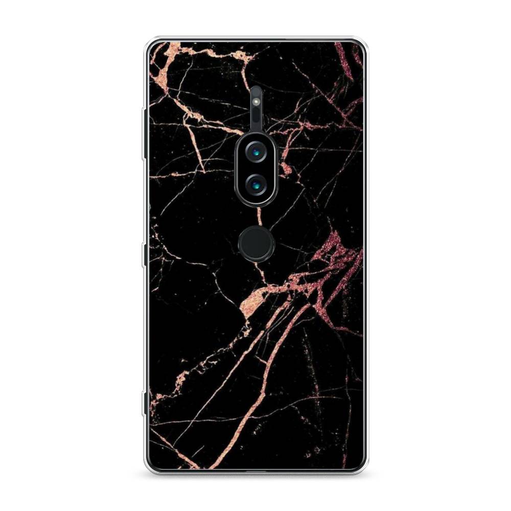 

Силиконовый чехол "Мрамор розовое золото" на Sony Xperia XZ2 Premium, 53350-3