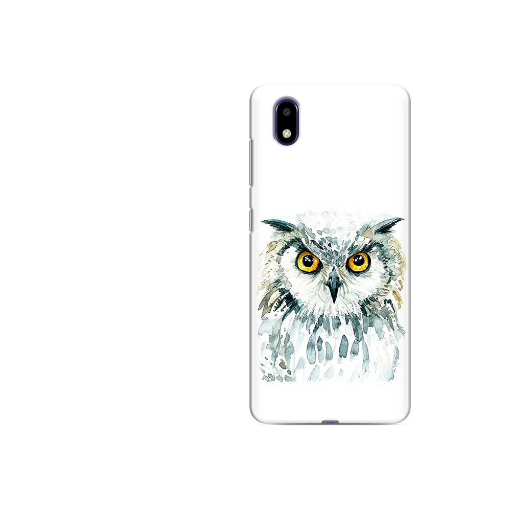 

Чехол MyPads Tocco для ZTE Blade A31 Lite Серьезная сова (PT162823.461.156), Прозрачный, Tocco