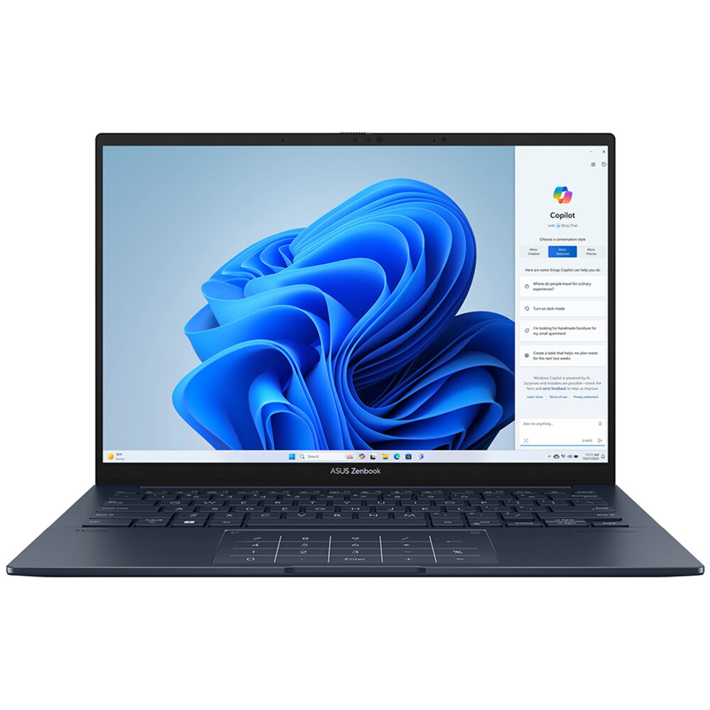 

Ноутбук ASUS ZenBook 14 UX3405MA-QD183W синий (90NB11R1-M00SX0), ZenBook 14 UX3405MA-QD183W