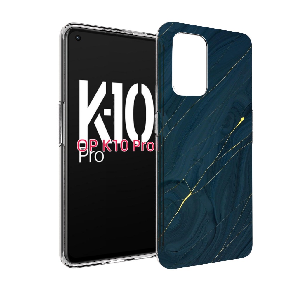 

Чехол MyPads дерево с золотыми трещинами для OPPO K10 Pro, Прозрачный, Tocco
