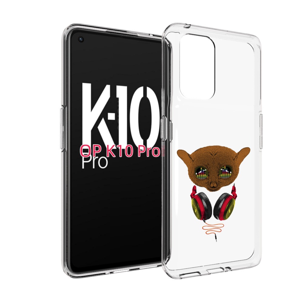 

Чехол MyPads диджей для OPPO K10 Pro, Прозрачный, Tocco