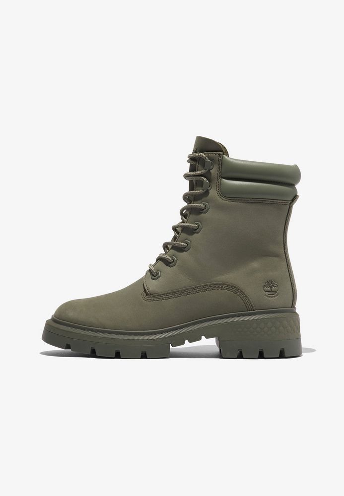 

Ботинки женские Timberland TI111N0ET зеленые 37.5 EU, Зеленый, TI111N0ET