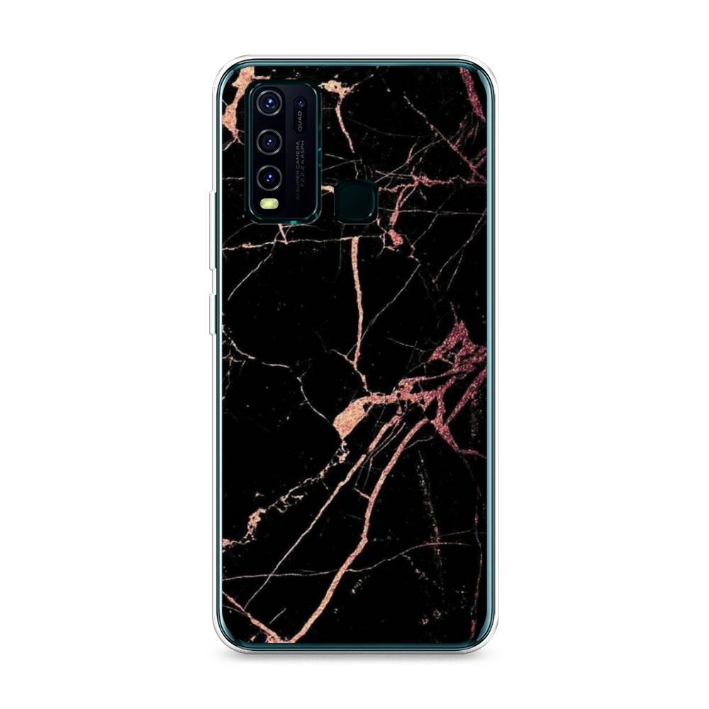 

Чехол Awog на Vivo Y30/Y50 "Мрамор розовое золото", Разноцветный, 263150-3