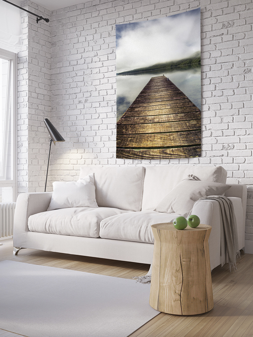 

Вертикальное фотопанно на стену JoyArty Тихая заводь 100x150 см, Тихая заводь