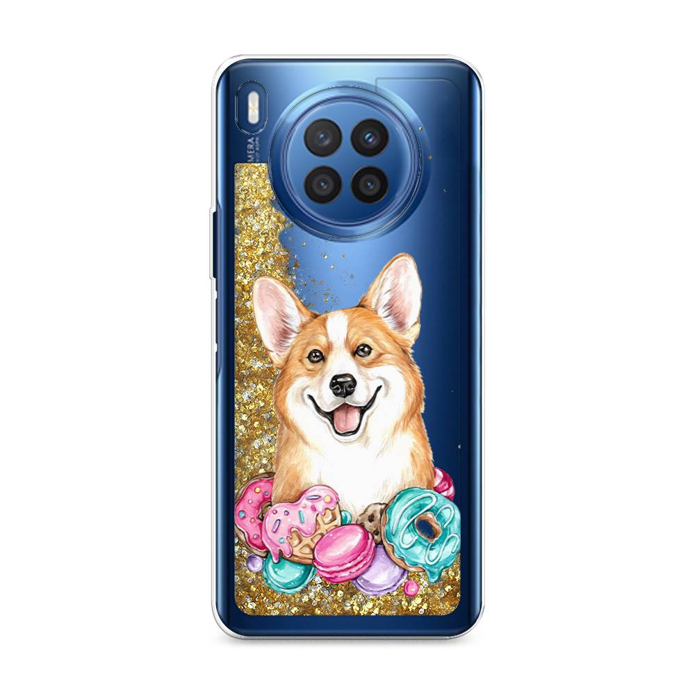 

Чехол Awog на Huawei Nova 8i "Корги и сладости", Разноцветный, 6106390-1