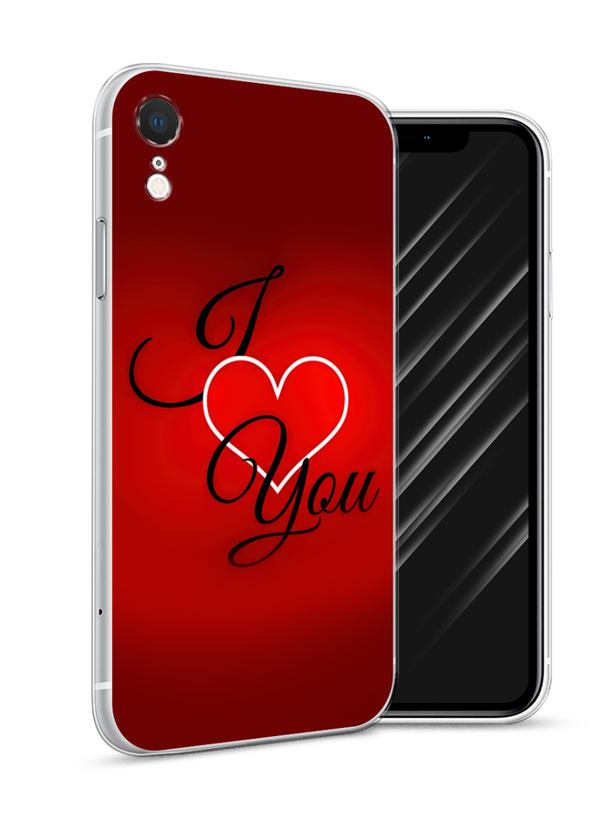 

Чехол Awog на Apple iPhone XR (10R) / Айфон XR (10R) "I love you 3", Разноцветный, 12050-6