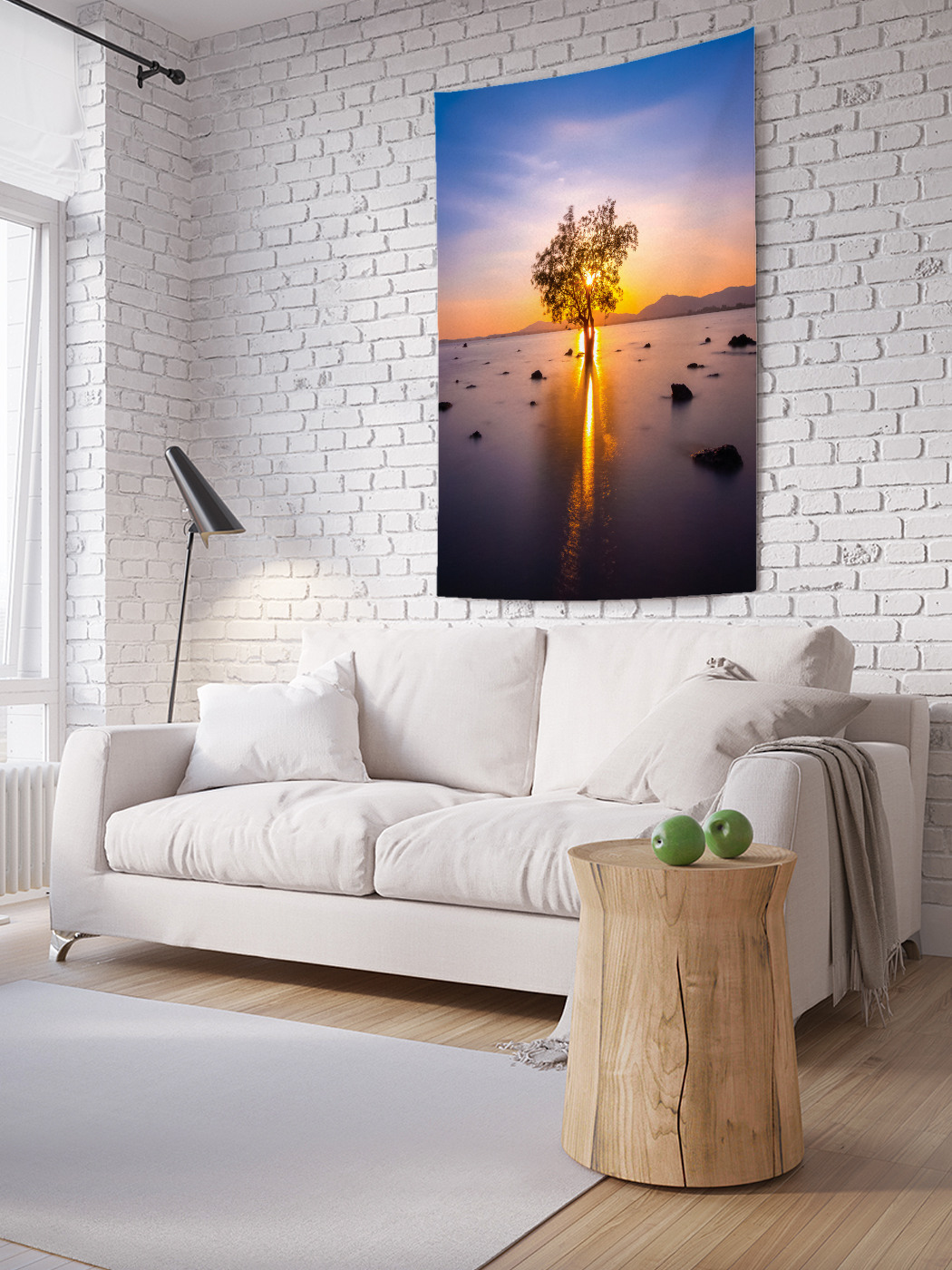 

Вертикальное фотопанно на стену JoyArty Одинокое дерево 100x150 см, Одинокое дерево